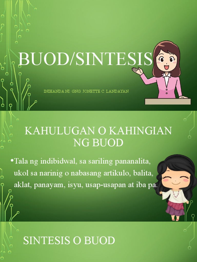 Buod | PDF