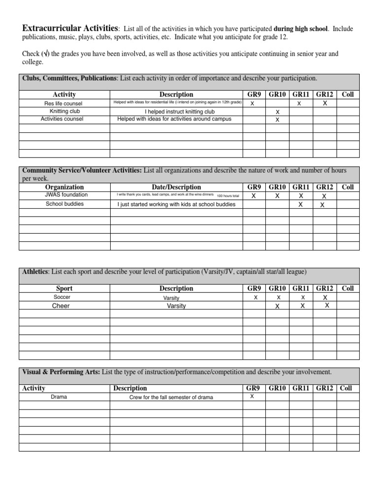 extracurricular-activities-chart-pdf