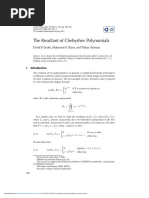 The Resultant of Chebyshev Polynomials PDF