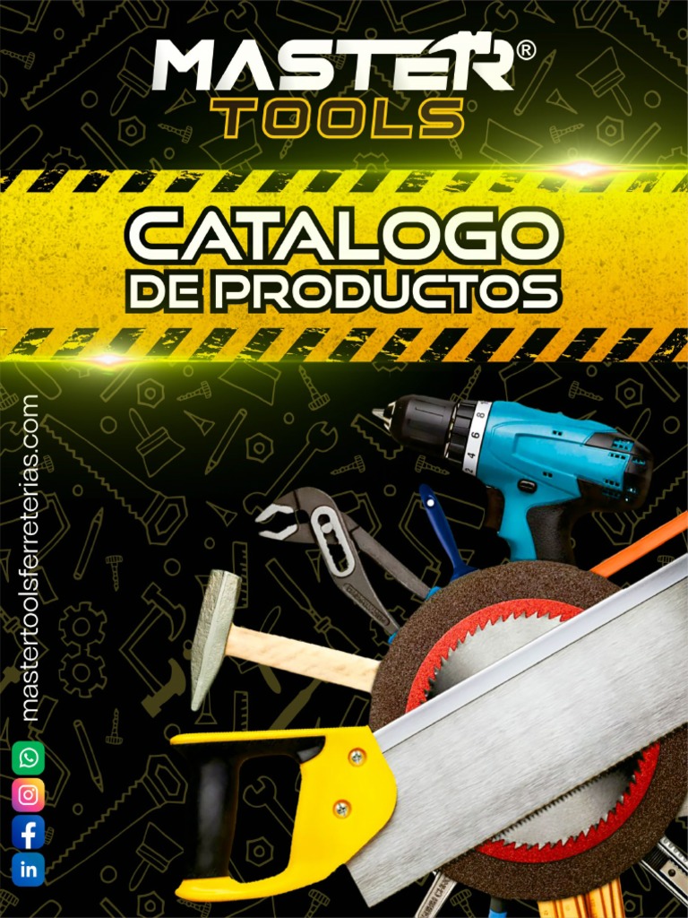Catálogo de Herramientas Master Tools | PDF | Herramientas | Bienes ...