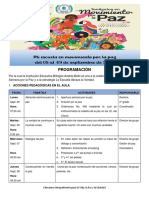 Programación Semana Por La Paz 2