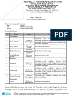 Direktorat Jenderal Pendidikan Tinggi, Riset, Dan Teknologi: Surat Tugas