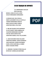 Equipos de Trabajo de Soporte PDF