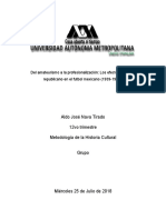 Proyecto de Investigación Metodología Cultural