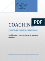 Certificacion de Coaching PDF