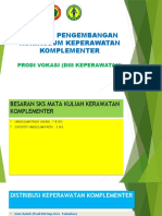 PAPARAN PENGEMBANGAN KURIKULUM KEPERAWATAN KOMPLEMENTER PRODI VOKASI (DIII KEPERAWATAN