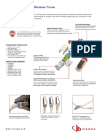 Patch Cord de Cobre para Estaciones de Trabajo