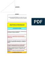 Objetivos Estrategicos: Plan Estrategico Institucional Del Distrito de Catac Alumnos