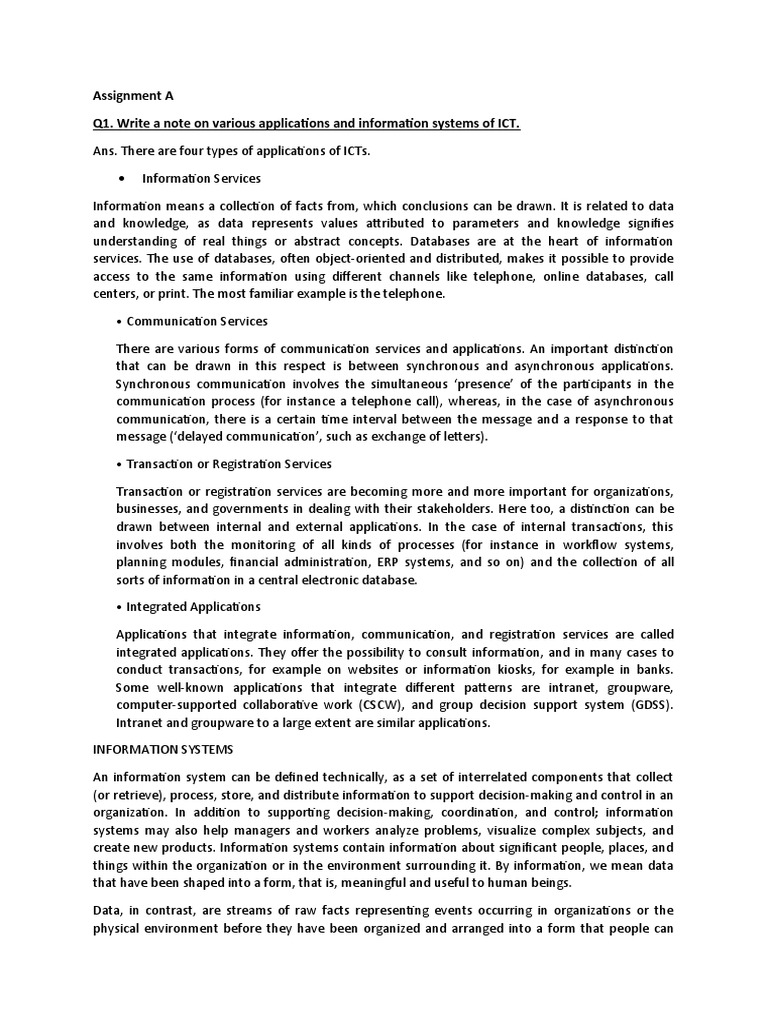 A Comprehensive Summary: Applications and Models of ICT, E-Governance ...
