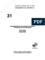 Financiamiento Unidades Económicas de Pequeñas Escala - Ecuador PDF