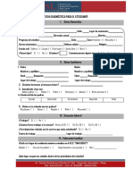 Ficha Diagnostica para El Estudiante PDF