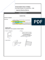 Examen Final de Ciclo - Estática