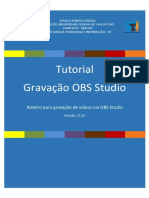 Orientaes para Gravao Obs Studio