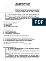 PDF Latihan Soal Recount Text - Compress