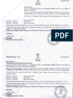 28.04.2023 Circular Regarding Summer Break and Summer Camp - Buoyance 2023 - For X & XII PDF