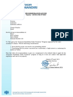Contoh Surat Rekomandasi PDF