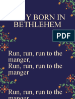 Baby Born in Bethlehem