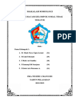 Macam-Macam Kelompok Sosial Tidak Beraturan