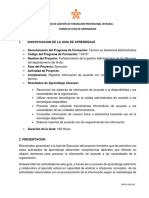 Guia de Aprendizaje REGISTRAR INFORMACION