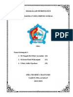 BAB I Hakikat Kelompok Sosial