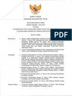 SK Bupati Tentang Standarisasi Biaya Perjalanan Dinas Dalam Dan Luar Negeri Di Lingkungan Pemerintah Daerah