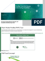 Water Profiler Tool For Water Assessment of Manufacturing Facilities