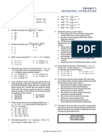 Proset 5 Math