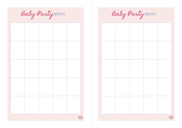 baby-bingo-template (1) | PDF