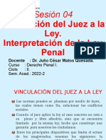 Sesión 04 - Derecho Penal I - Interpretación de La Ley Penal - Tagged