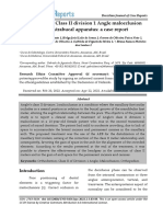 Treatment of Class II Division 1 Angle Malocclusion With Extrabucal Apparatus Case Report PDF