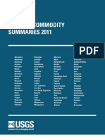 2011 Minerals Commodity Summary
