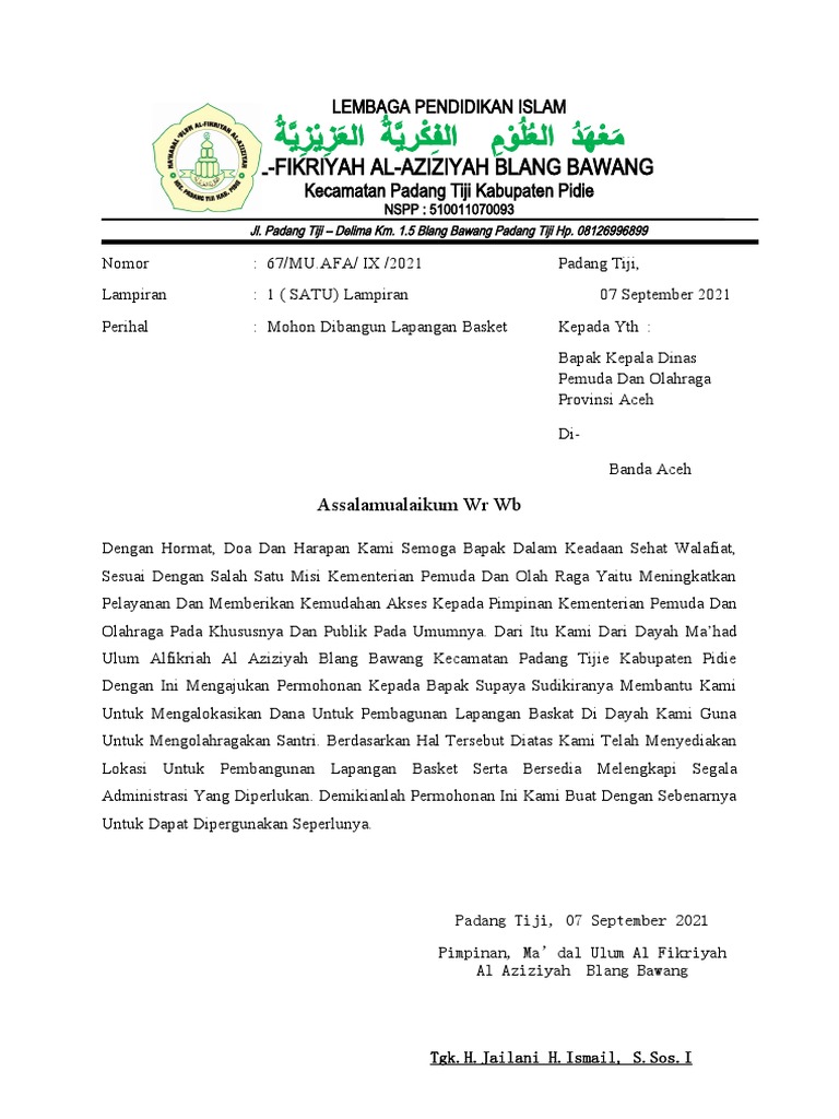 surat permohonan lapangan basket.docx PDF