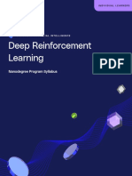 Deep Reinforcement Learning Nanodegree Program Syllabus