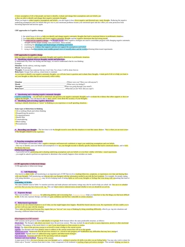 CBT PDF | PDF