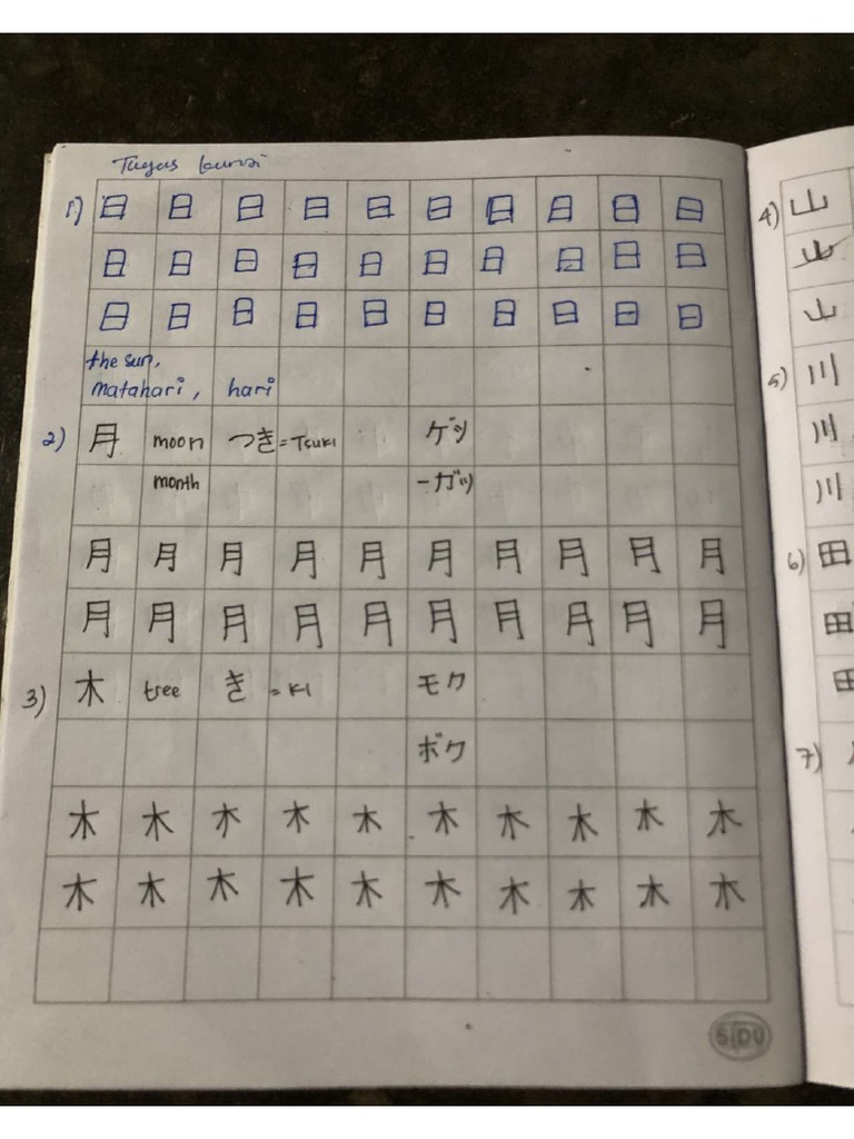 Kanji 1 | PDF