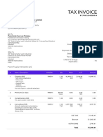 Bunch Microtechnologies Invoice
