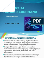 141 - 20220523052455 - Matek PPT8 - Diferensial Fungsi Sederhana