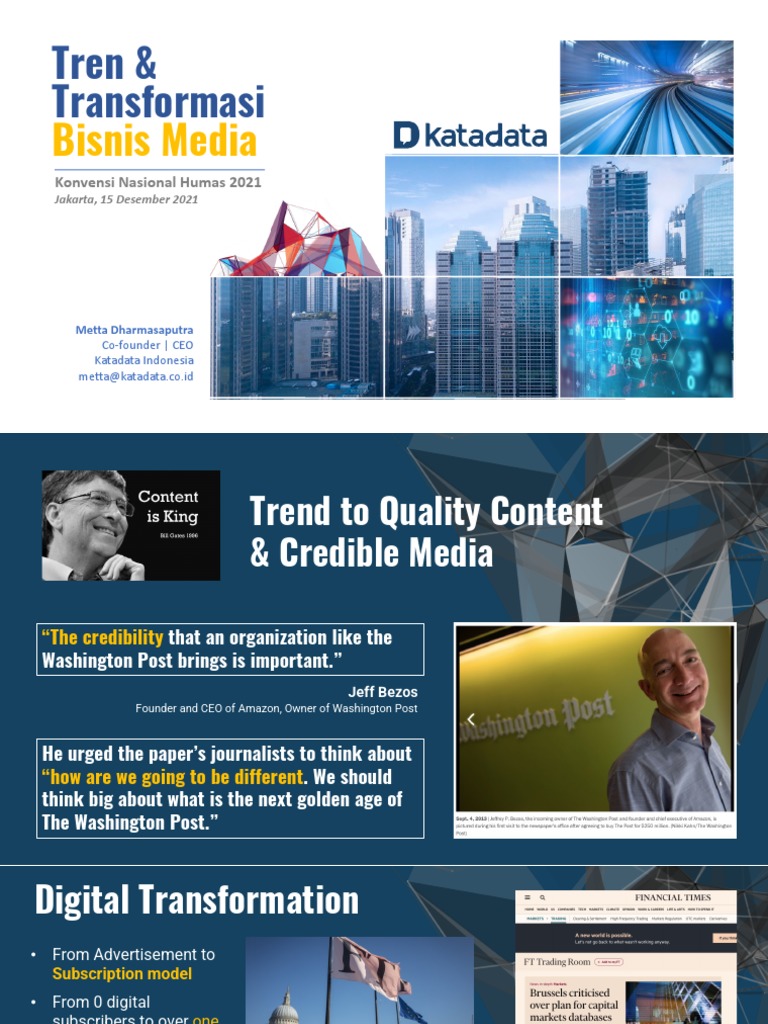 Media's Digital Transformation | PDF | Business | Computers