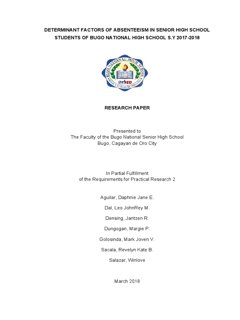Practical Reserach 2 Output | PDF