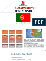 Portekiz Cumhuriyeti Ülke Bilgi Notu PDF