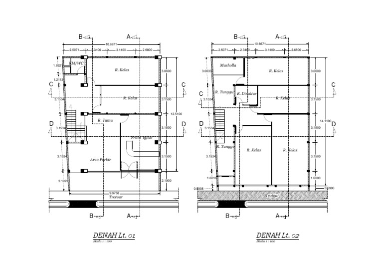 Denah Ventilasi Ruko dan Ruangan | PDF