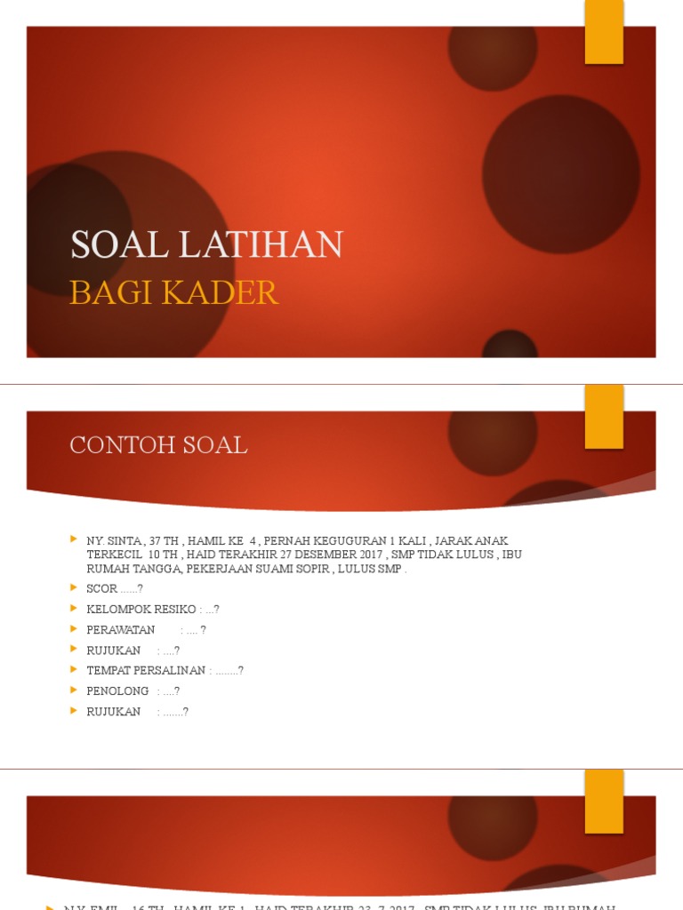 Soal Latihan KSPR | PDF | Olahraga & Rekreasi
