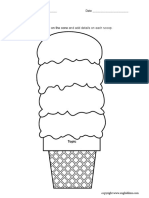 Ice Cream Cone Graphic Organizer PDF