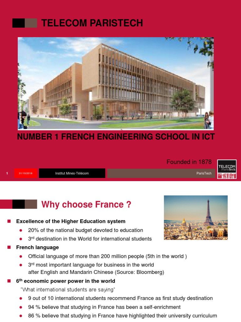 Telecom Paristech Classement – Classement de l’Étudiant : Télécom Paris ...