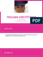 TRAUMA OBSTeRICO Con Comentarios