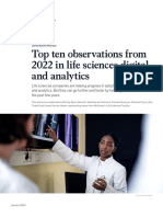 Top Ten Observations From 2022 in Life Sciences Digital and Analytics PDF