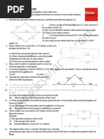 10th CBSe - CURRENT ELECTRICITY QUESTIONS