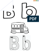 Letter B Worksheets PDF