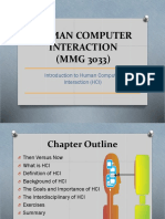 Chapter 1 (Introduction To Hci) PDF
