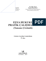 Esya Hukuku Pratik Calismalar Property L